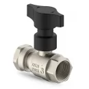 Кран шаровый с фильтром и магнитом (прямой) RN 1 1/4″ х M 1 1/4″ 110°C 16 бар