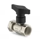 Кран шаровый с фильтром и магнитом (прямой) RN 1 1/4″ х M 1 1/4″ 110°C 16 бар